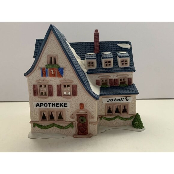 Dept 56 Alpine Village - Apotek and Tabak - Picture 1 of 6